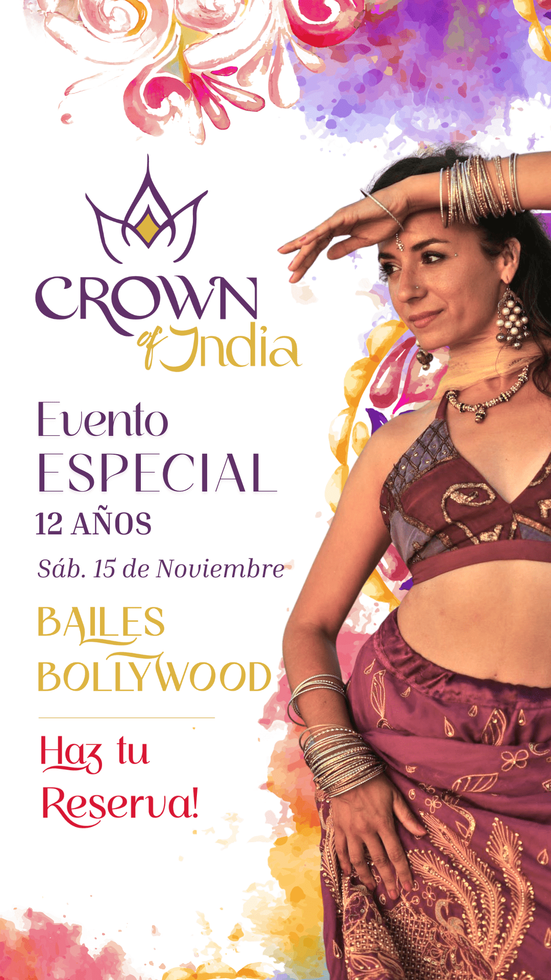 12 Aniversario Bollywood Show en Crown of India